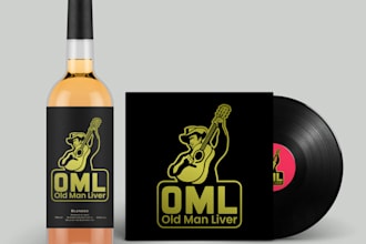 do modern high quality custom singer logo design