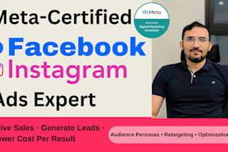 run meta certified facebook and instagram ads for high ROI