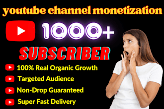do organic 1k subscriber on youtube monetization