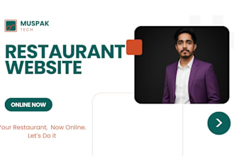 create a restaurant website with online ordering system