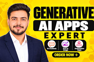 create generative ai chatbots, text to image, and automation apps
