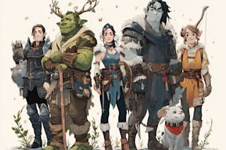 dnd, fantasy character and dnd character