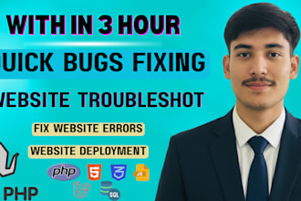 fix PHP bugs and troubleshoot your website in 24 hours