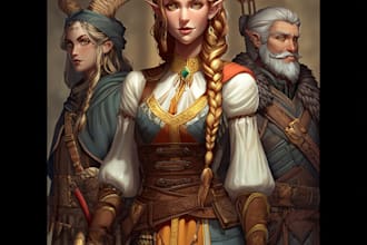 create custom dnd character art for your tabletop adventures
