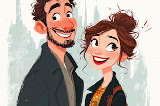 do an portrait into cartoon disney