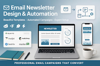 brevo mailjet mailerlite beehive newsletter design mailgun email automation