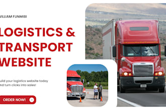 build logistic website trucking website dispatch website