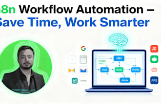 build n8n automations integrating apis, dbs and webhooks