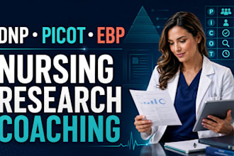tutor you in dnp, picot, ebp, and nursing research