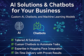 provide ai solutions, chatbot development, and hugging face integration