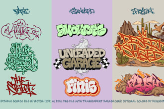 do the best graffiti logo or graffiti illustration design