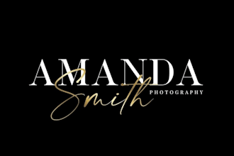 design a minimalist typographic signature logo