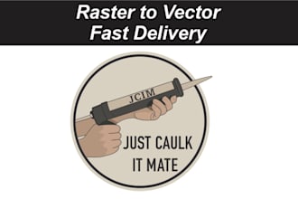 vectorize artwork from raster image