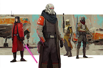design your sci fi and star wars character