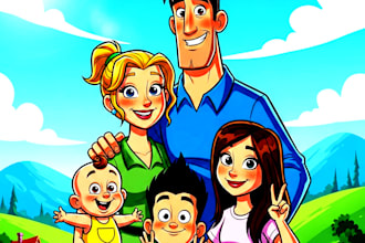 make amazing family portrait colorfull photos