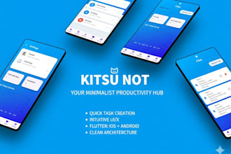 develop a custom flutter app for ios and android fast