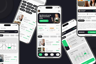 craft responsive UI UX design for mobile apps in figma