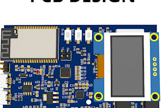design custom iot pcb, firmware programming, arduino, microcontroller, esp32 pcb