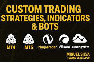 code strategy, indicat0r or trading bots on mt5, ninjatrader, ctrader, quantower