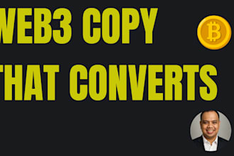 write web3 twitter email copy