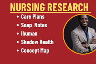 expertly do shadow health, ihuman, care plans, soap notes and case studies