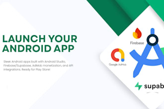 develop android apps with firebase and supabase API integration