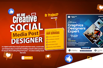 design digital post , social media post