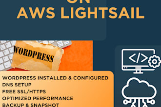 setup wordpress on AWS lightsail with domain and SSL