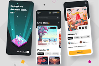 develop art marketplace app, art auction app, art gallery app, digital art app