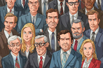 draw political caricature and cartoon