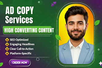 craft SEO copywriting, sales copy, and ad copy for you