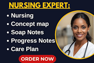 do nursing care plan, picot concept map, soap, and progress notes