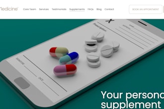 build supplement store, peptide website, nutraceutical, kratom, nootropic, sarms