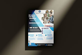 design professional flyer or poster