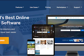 design brilliant directory website business, directory website listing directory