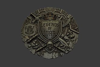 design custom coin for 3d printing and manufacturing