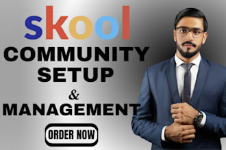 build skool online community design skool online course setup skool community