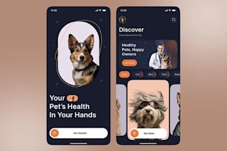 develop pet care app animal care app veterinary app dog care website pet store