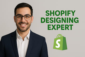 our agency will build shopify store design, redesign