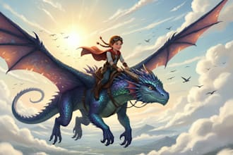 do lovely children story book illustration