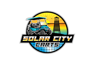 create attractive and imagination golf cart logo design