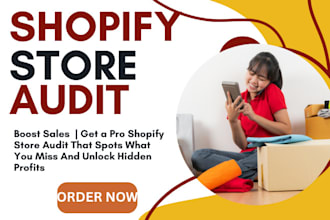 do shopify store audit website audit conversion rate seo optimization boost sale