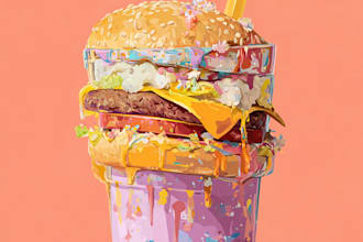 create food pop art