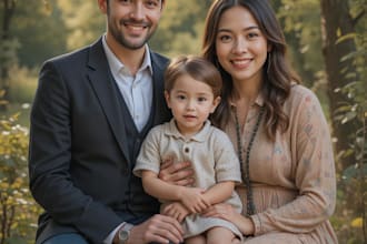 create a family portrait