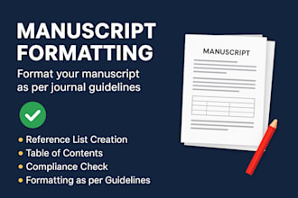 format your manuscript and references to journal guidelines