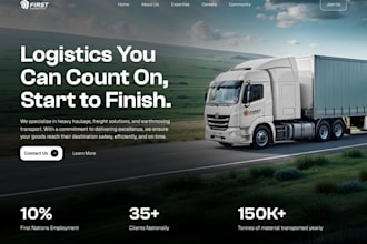 create a professional towing company website with booking