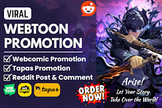do webtoon webcomic tapas promotion popular via reddit post