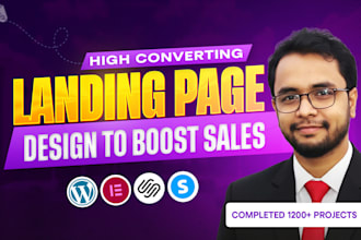 create high converting landing page design or sales funnel using cro strategies
