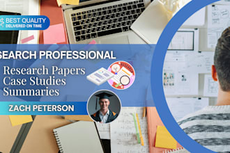 do case study, research reports and summary writing