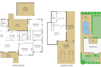 create a professional 2d floor plan for residential apartment, property layout